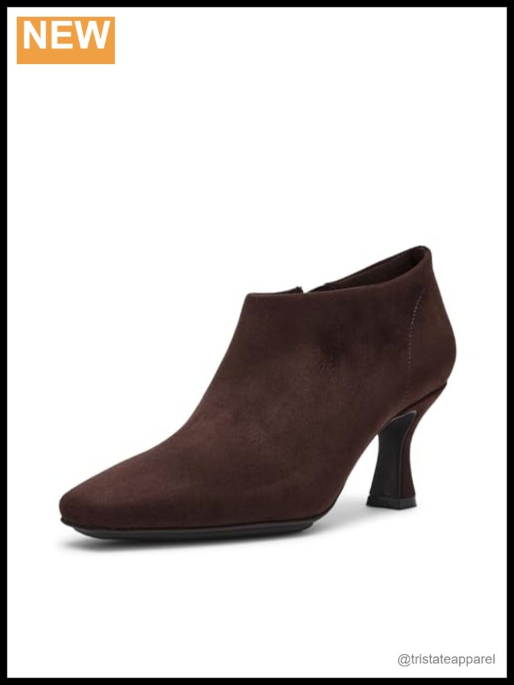 Ankle Bootie Stiletto Heel Pull-On PU Women's Boots